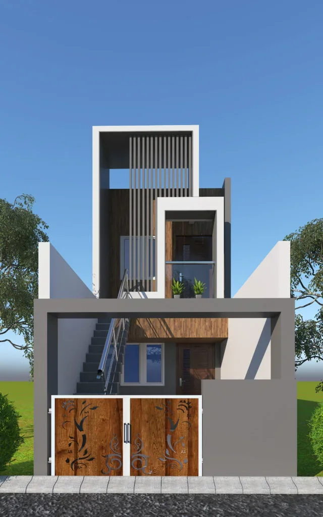 Manjanna Residence exterior visualisation