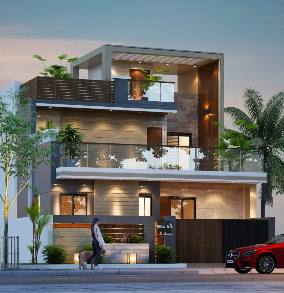 Contemporary residence designed by New Earth Developers